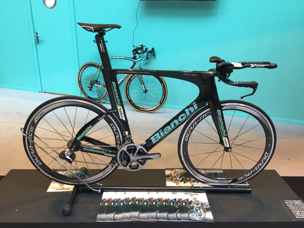 Bianchi Aquila CV Triathlon Bike - The Cycle Show 2014