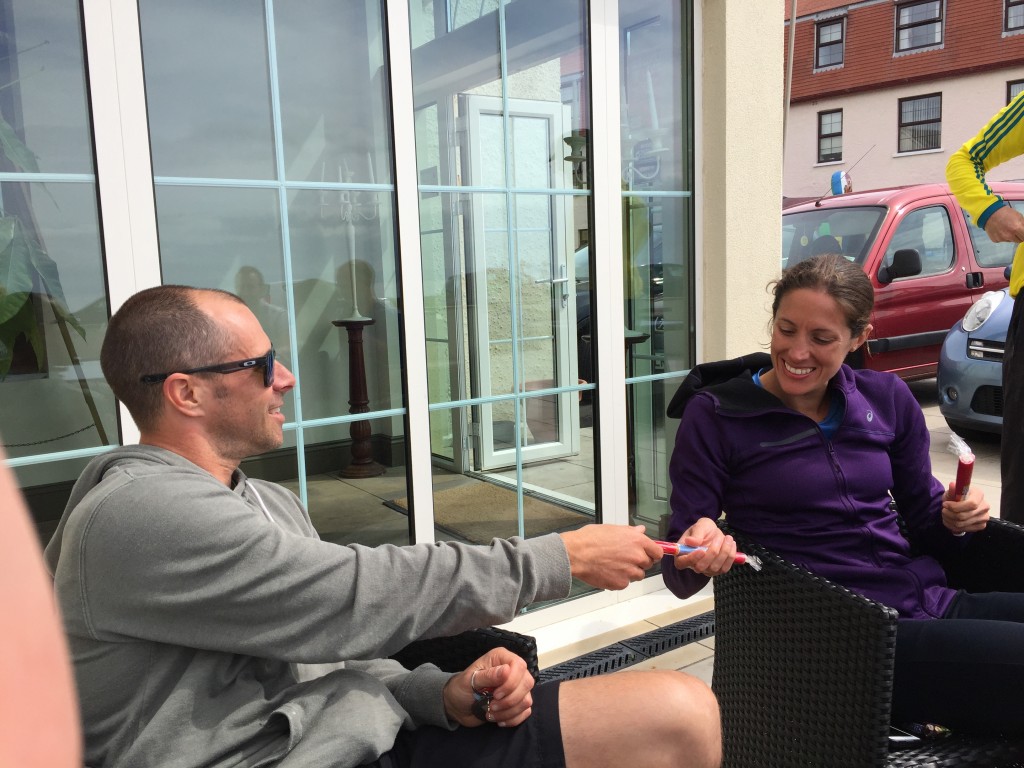 Helen and Marc Jenkins - Parkrun Award Ceremony