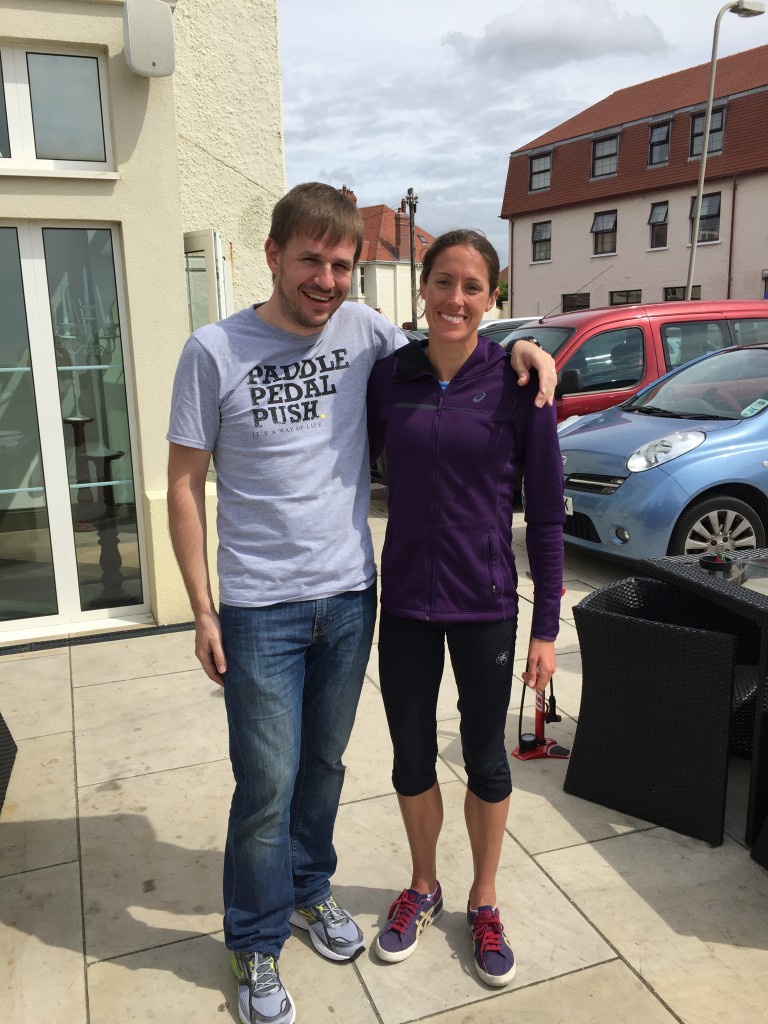 Me with Helen Jenkins - Excuse the Hair!