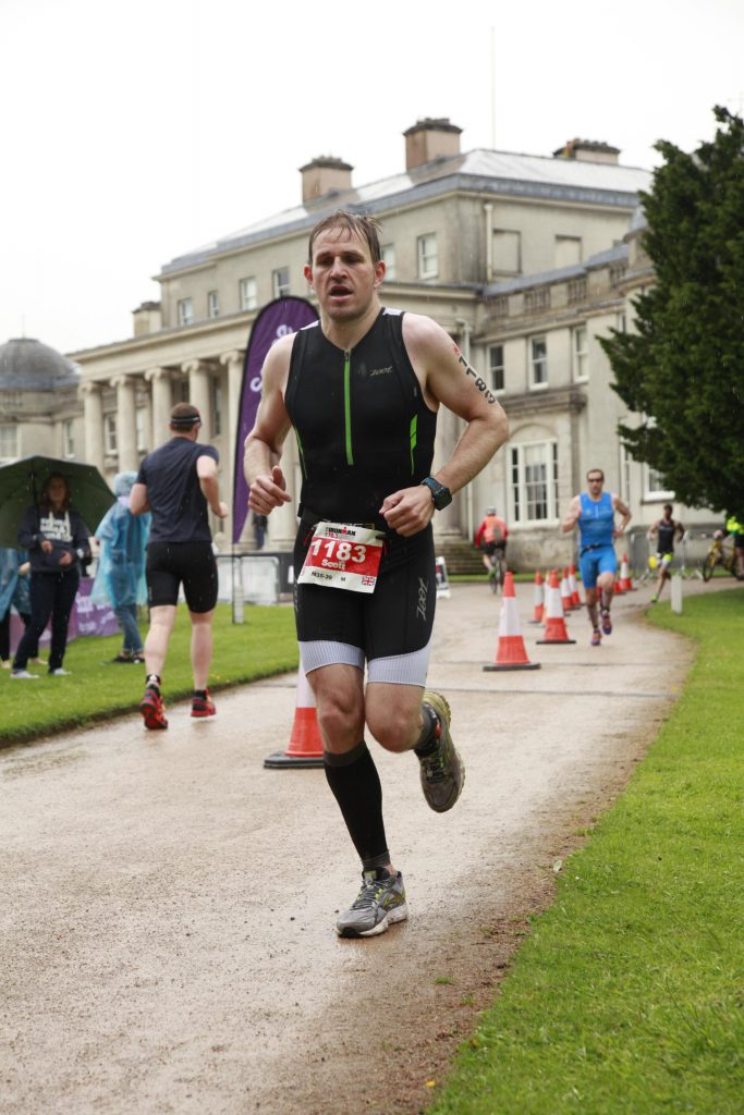 Ironman 70.3 Staffordshire 2016 A wet first lap of the run