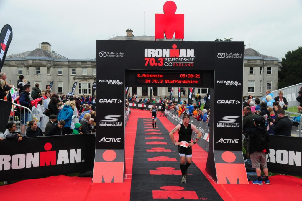 Ironman 70.3 Staffordshire Finish Line