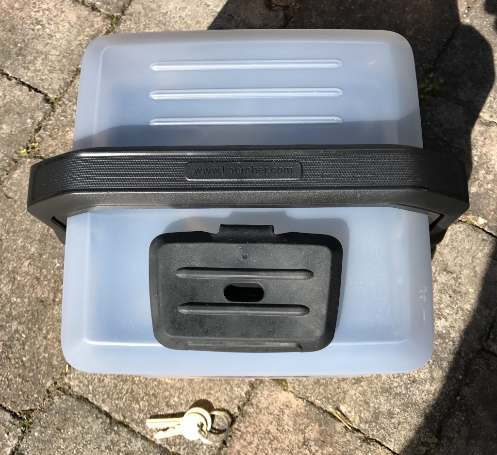 Kärcher OC3 Mobile Outdoor Cleaner - Above Keys for Scale