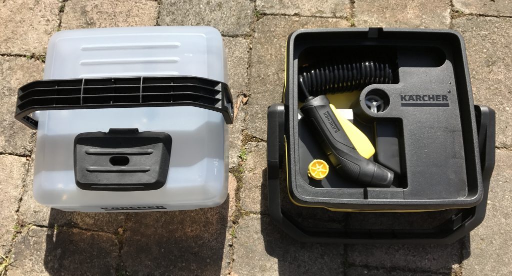 Kärcher OC3 Mobile Outdoor Cleaner - Split in two
