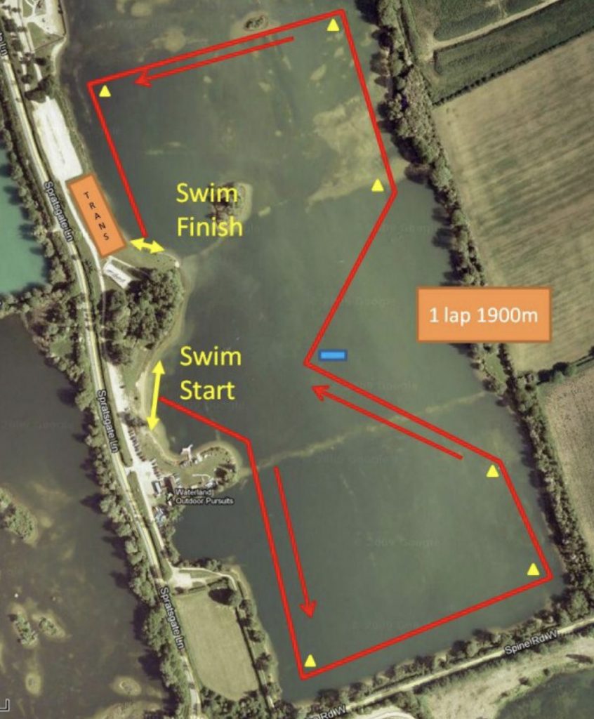 Cotswold113 Swim Course