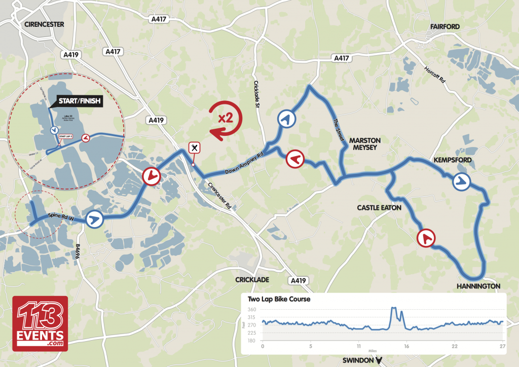 Cotswold113 Bike Route